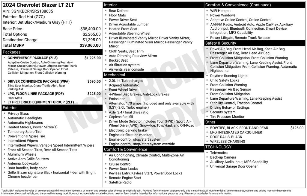 Used 2024 Red Chevrolet LT image 10