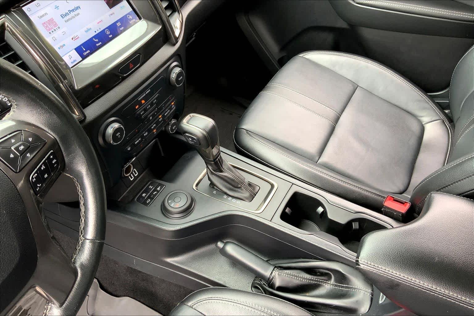 Used 2021 Shadow Black Ford LARIAT image 17