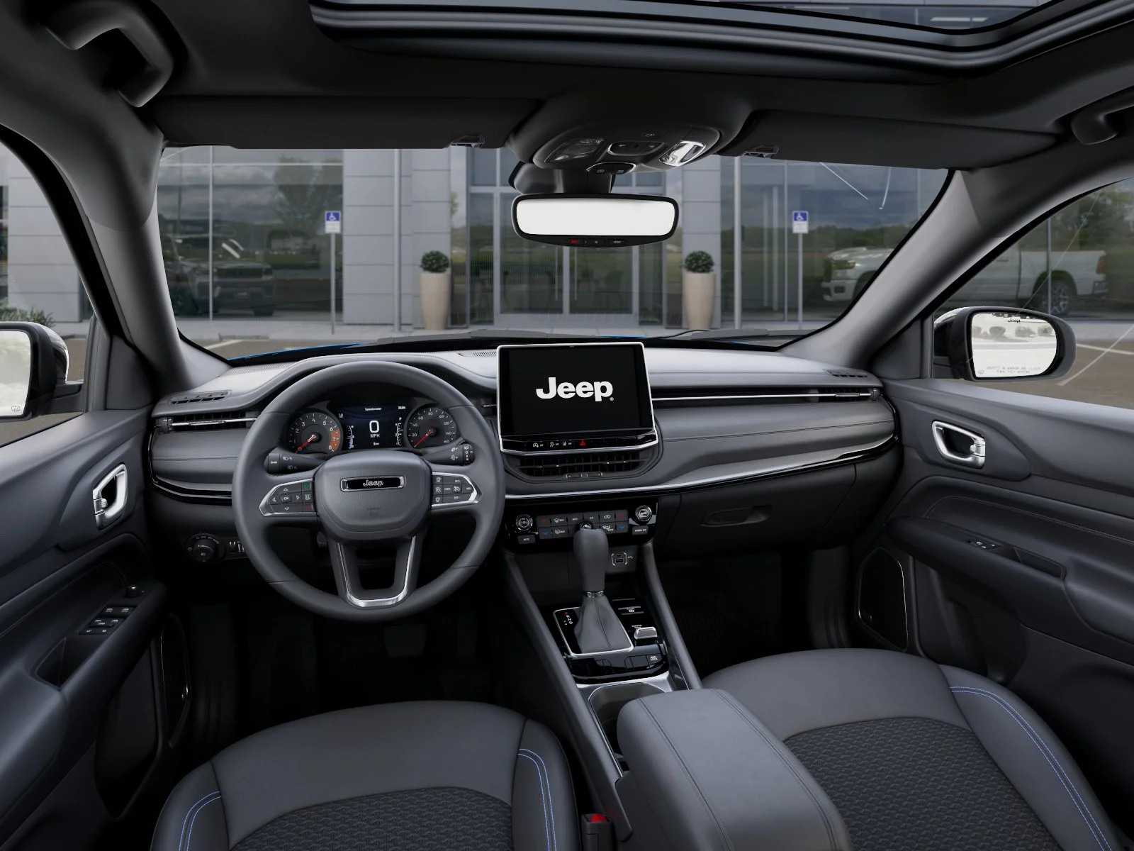 New 2025 Hydro Blue Pearl-Coat Exterior Paint Jeep Latitude image 27