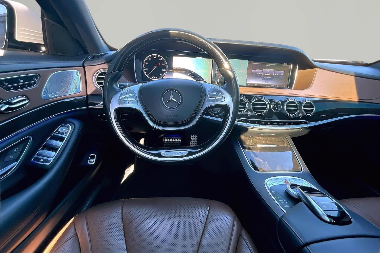 Used 2017 designo Diamond White Metallic Mercedes-Benz S 550 image 6