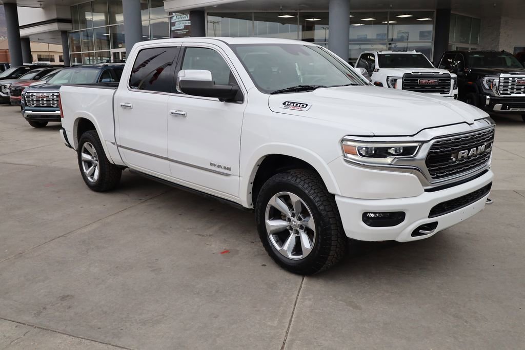 Used 2021 Ivory White Tri-Coat Pearlcoat Ram Limited image 8