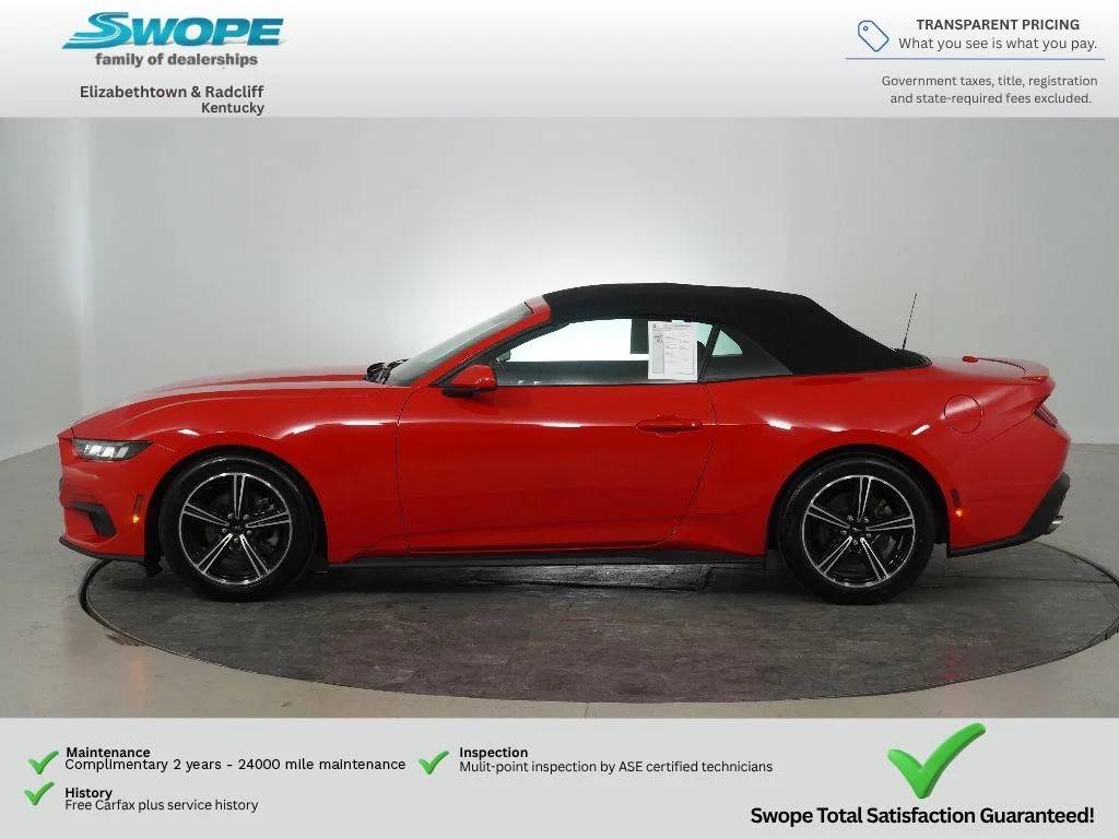 Used 2024 Race Red Ford EcoBoost Premium image 7
