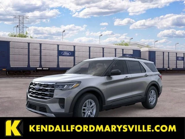 New 2026 Carbonized Gray Metallic Ford Active image 1