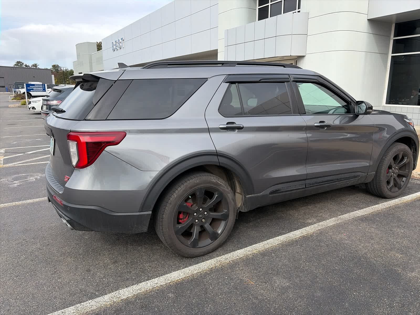 Used 2024 Carbonized Gray Ford ST image 2