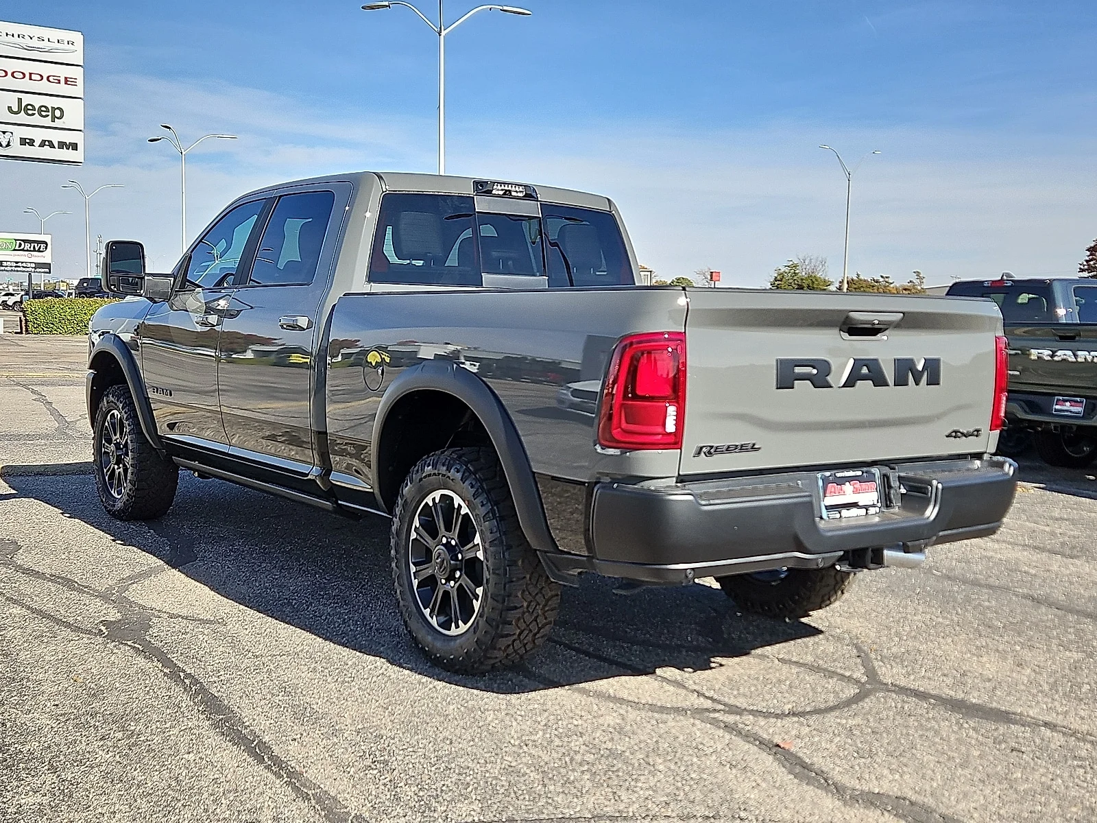 New 2026 Ceramic Gray Ram REBEL CREW CAB 4X4 6