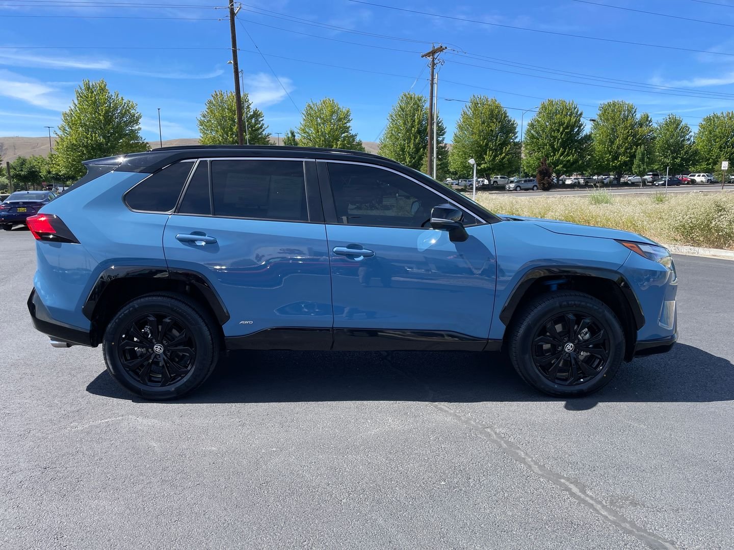 Certified Used 2023 Blue Toyota XSE image 2