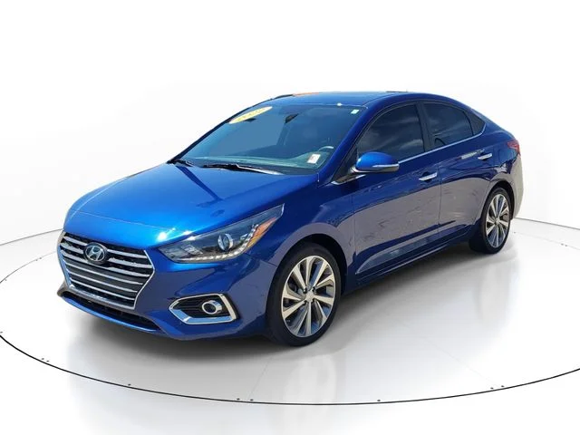 Used 2022 Blue Hyundai Limited image 3