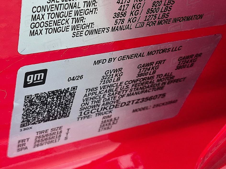 Used 2026 Red Hot Chevrolet LT image 37