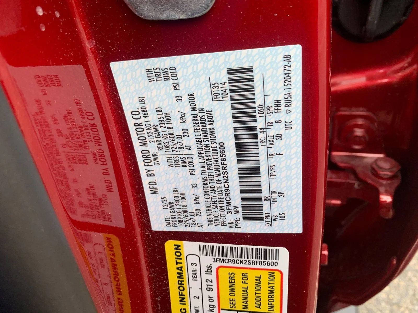 Used 2025 Red Ford Outer Banks image 32