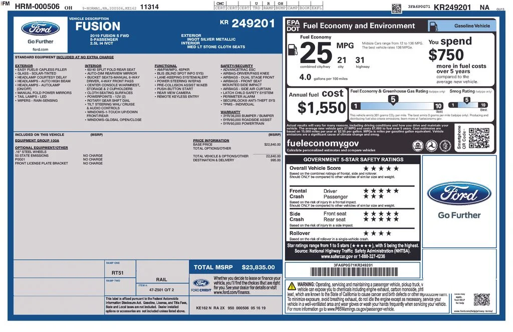 Used 2019 Silver Ford S image 2