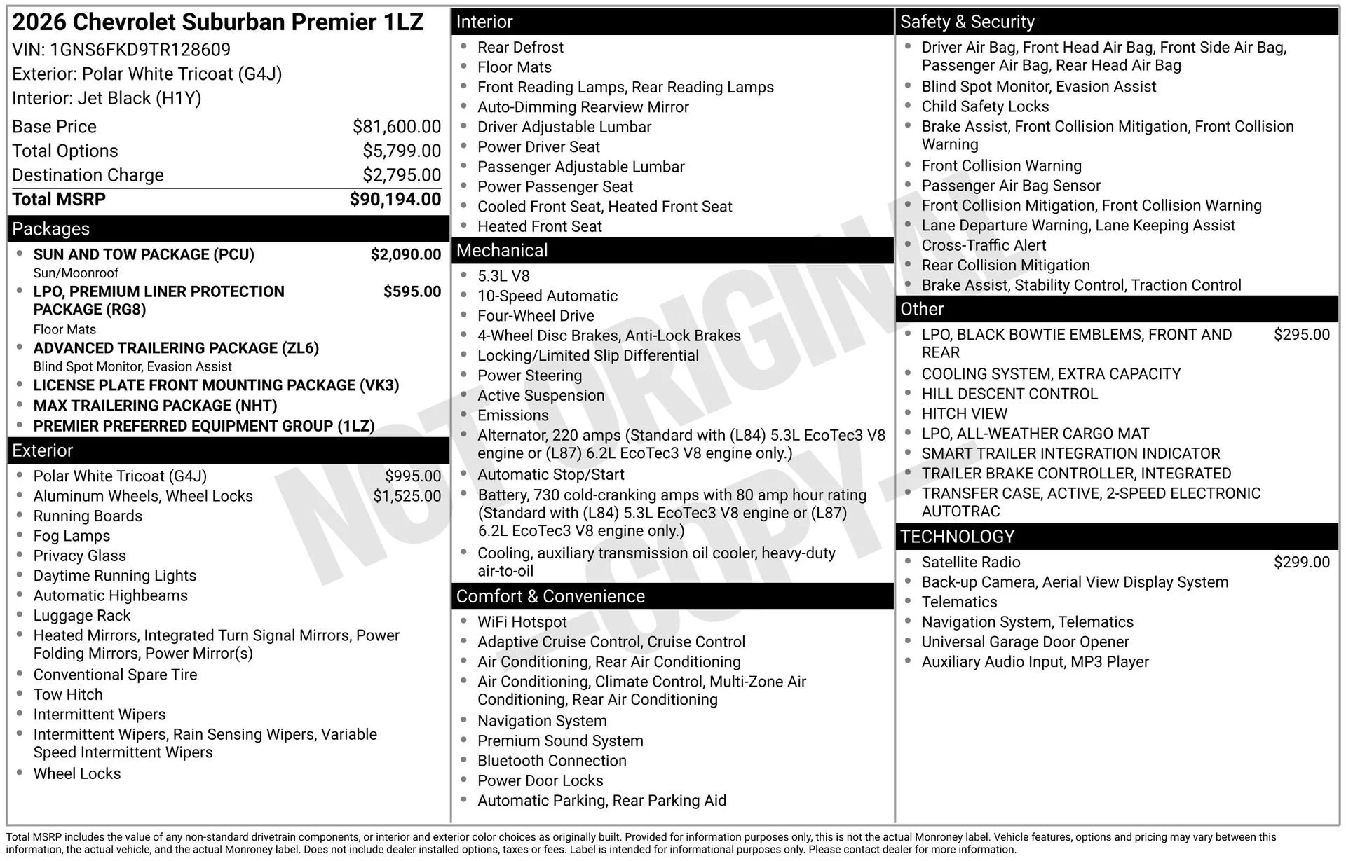 2026 Chevrolet Suburban Premier - Photo 4