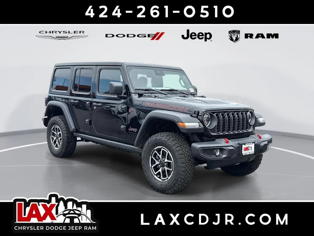 New 2025 Black Jeep Rubicon image 1