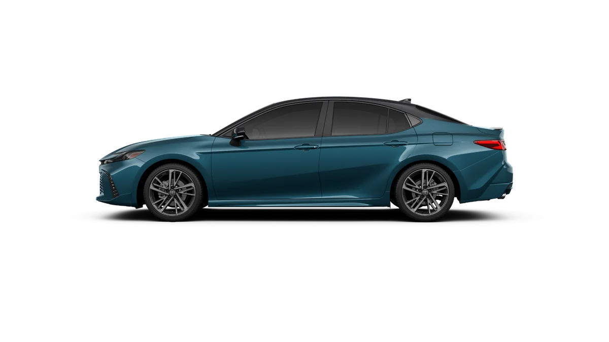 New 2027 Ocean Gem with Midnight Black Metallic roof Toyota XSE image 4
