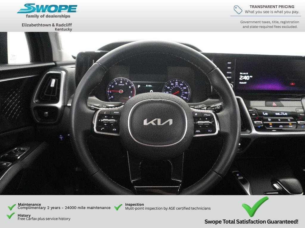 Used 2022 EBONY BLACK Kia S image 17