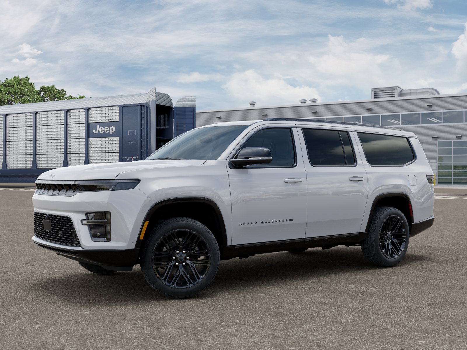 New 2026 Bright White Clear-Coat Exterior Paint Jeep Grand Wagoneer image 2