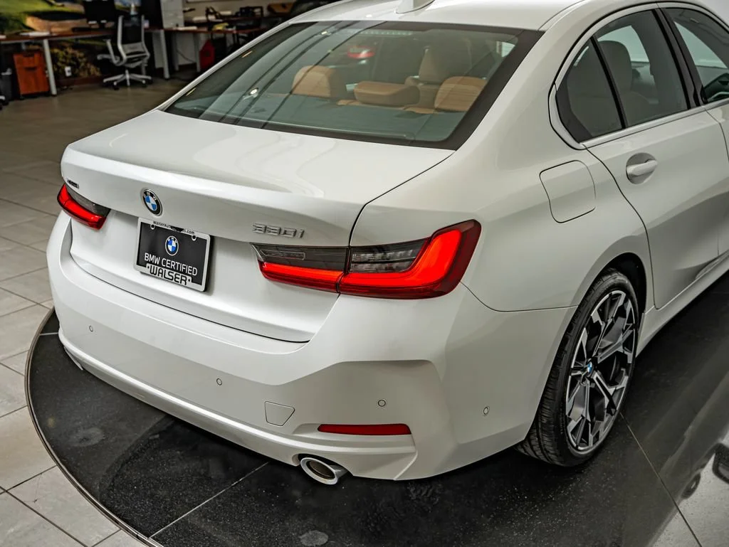 Certified Used 2025 Mineral White Metallic BMW 330i xDrive image 18