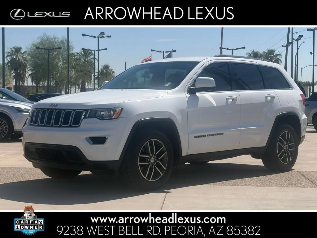 Used 2018 White Jeep Laredo E image 1