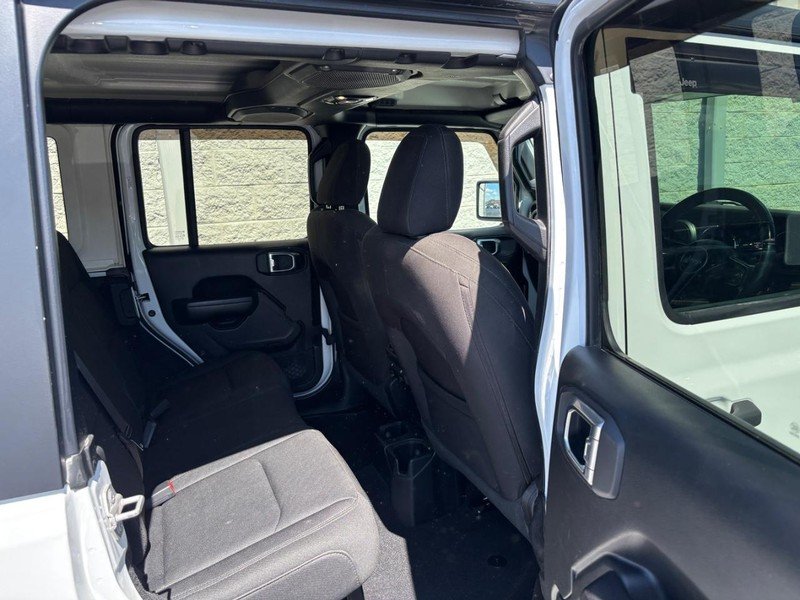 Used 2021 Bright White Clearcoat Jeep Unlimited Sport 4x4 RHD image 10