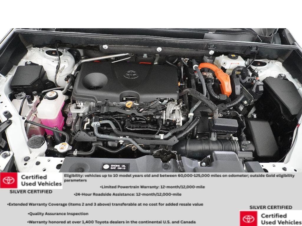 Used 2021 Blizzard Pearl/Midnight Black Metallic Toyota Hybrid XSE image 29