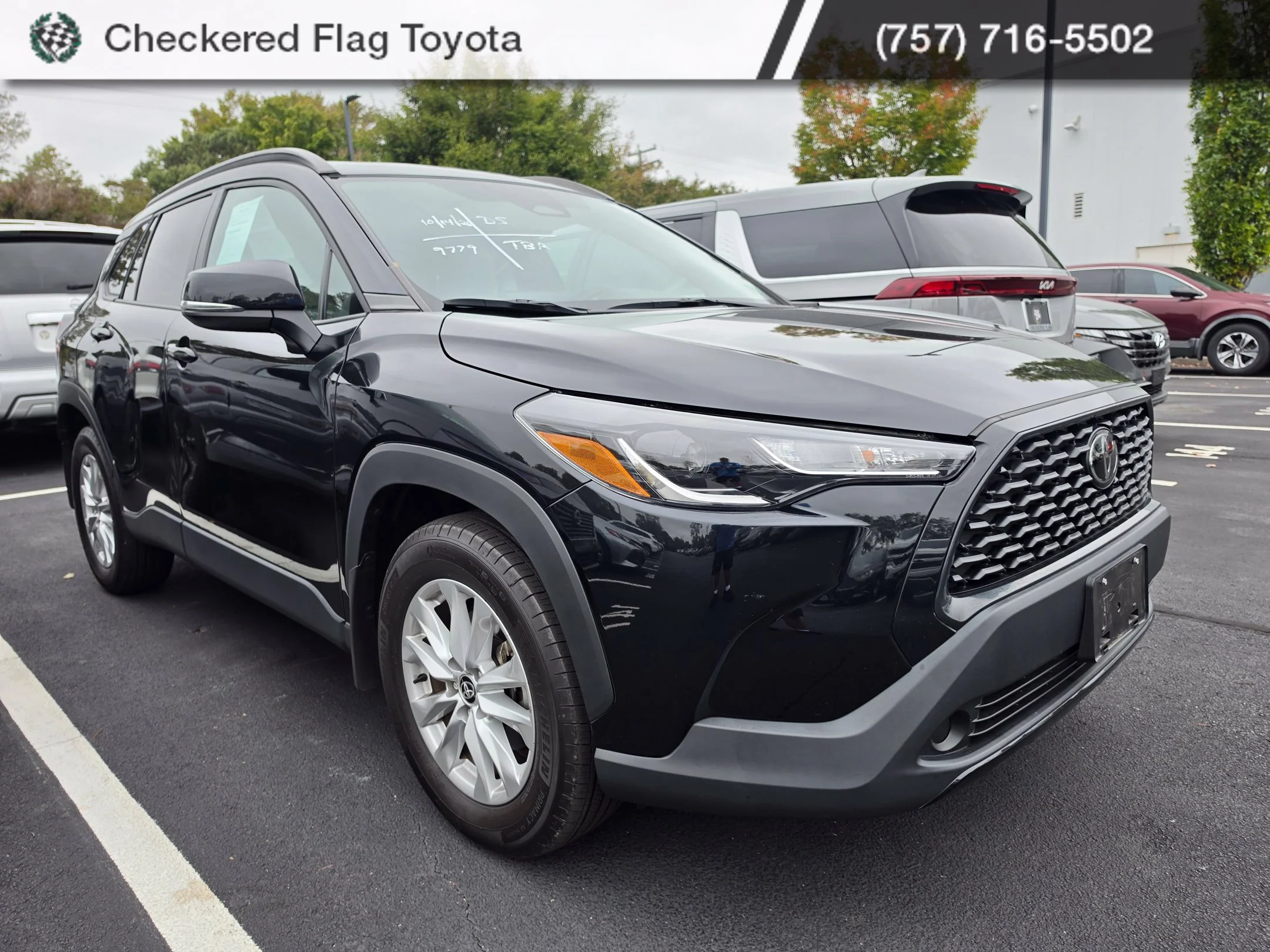 Used 2024 Jet Black Toyota LE image 3