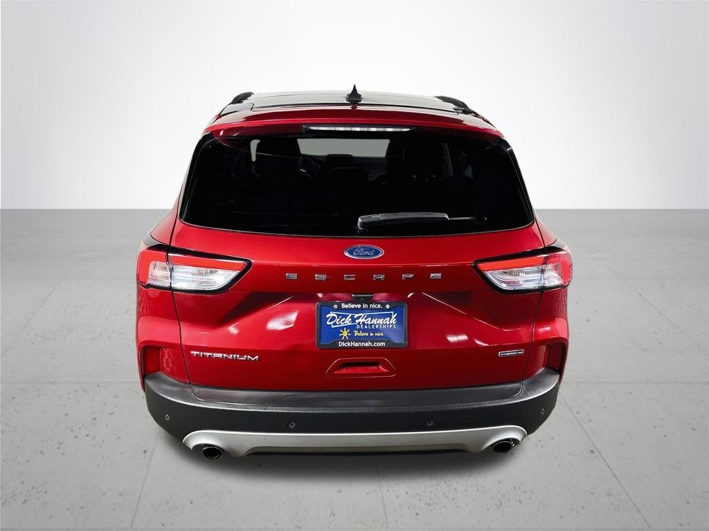 Used 2020 Red Ford Titanium image 7
