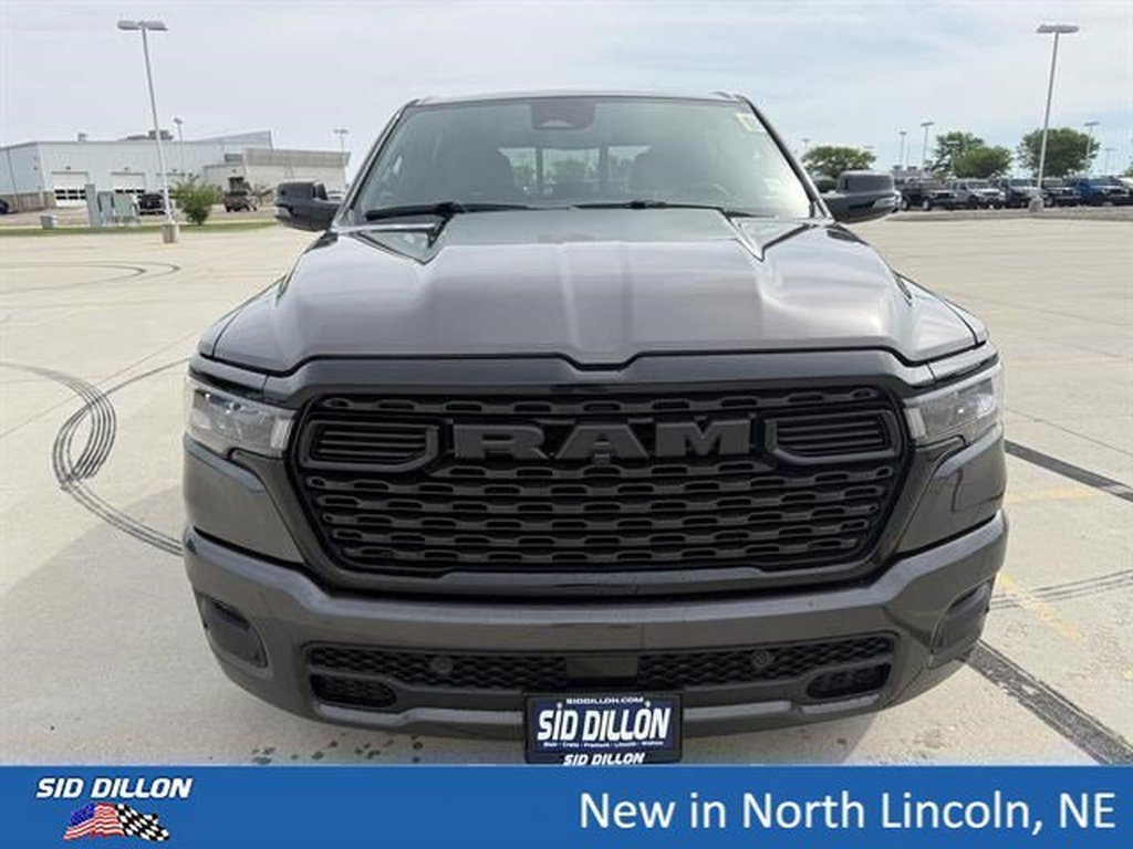 New 2026 Granite Crystal Metallic Clear-Coat Exterior Paint RAM Big Horn Crew Cab 4x4 5