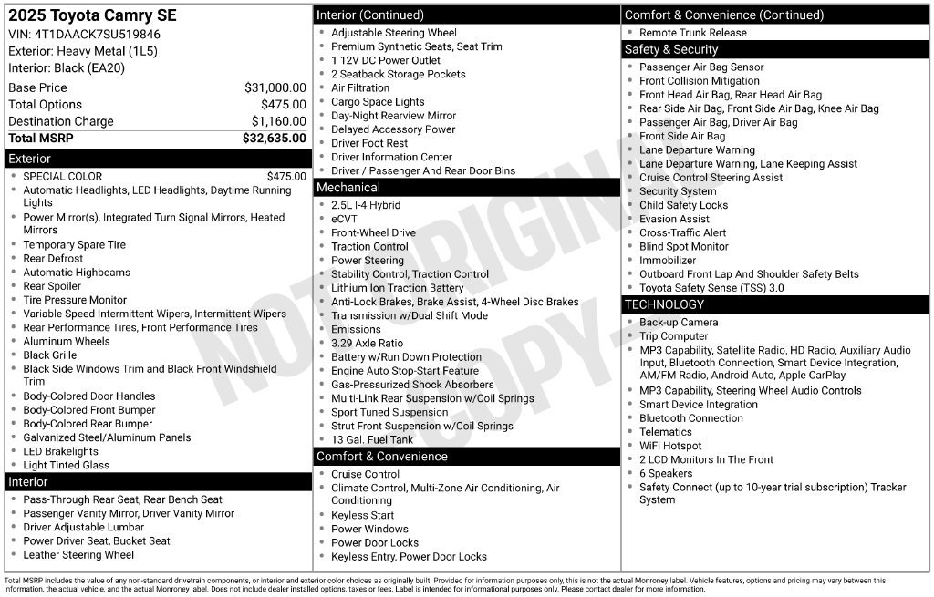 Used 2025  Toyota SE image 29