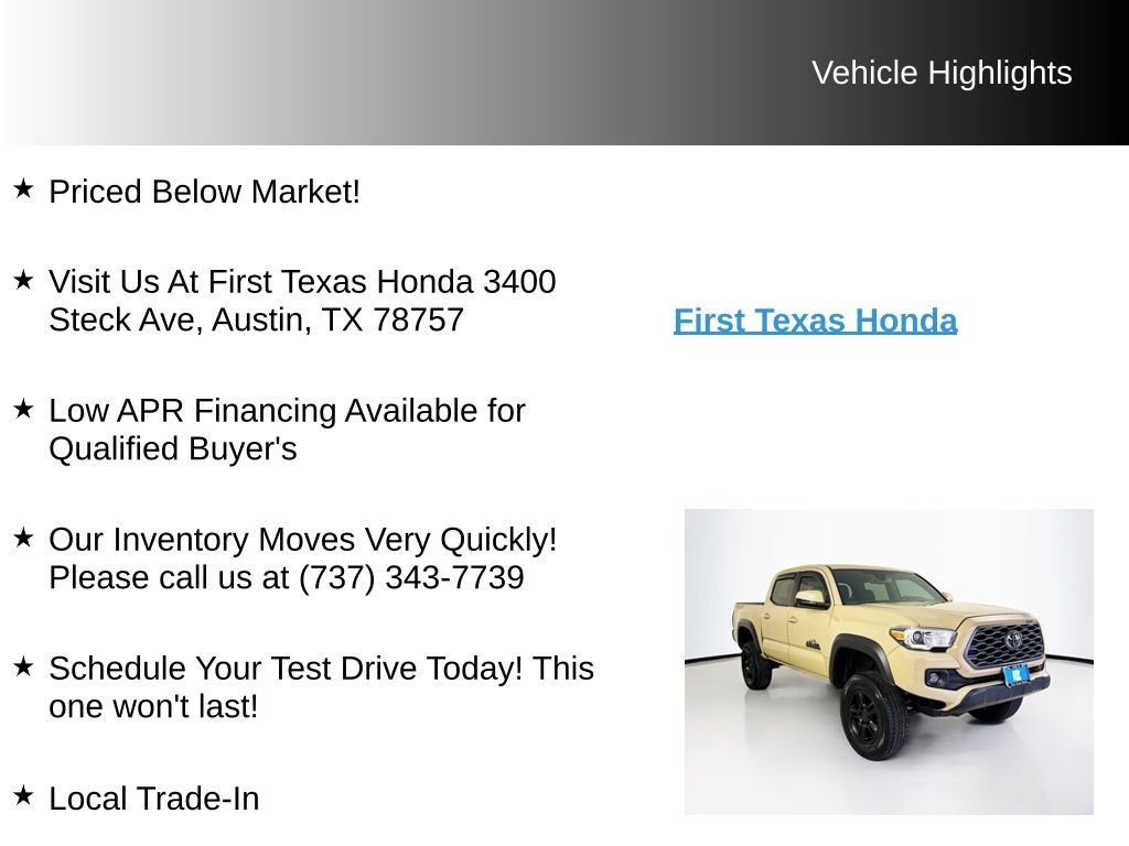 Used 2020 Quicksand Toyota TRD Off-Road image 9
