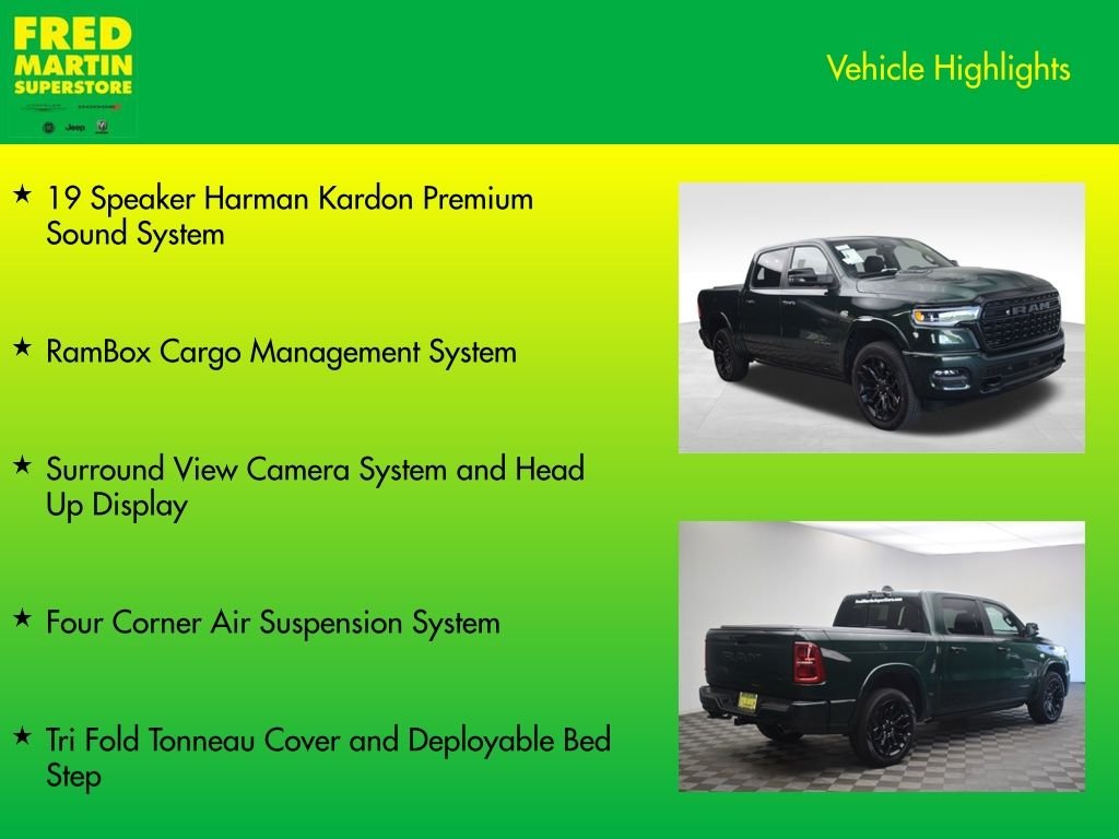 New 2026 Serrano-Green Metallic Exterior Paint RAM Limited image 15