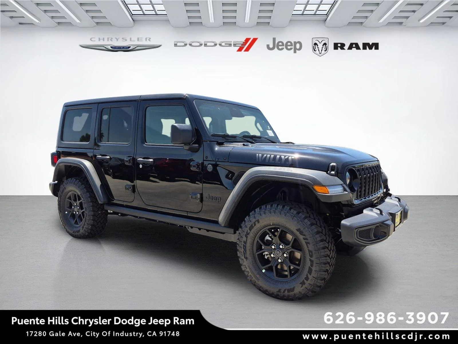 New 2026 Black Clear-Coat Exterior Paint Jeep Willys image 1