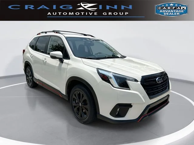 Certified Used 2023 White Subaru Sport image 1