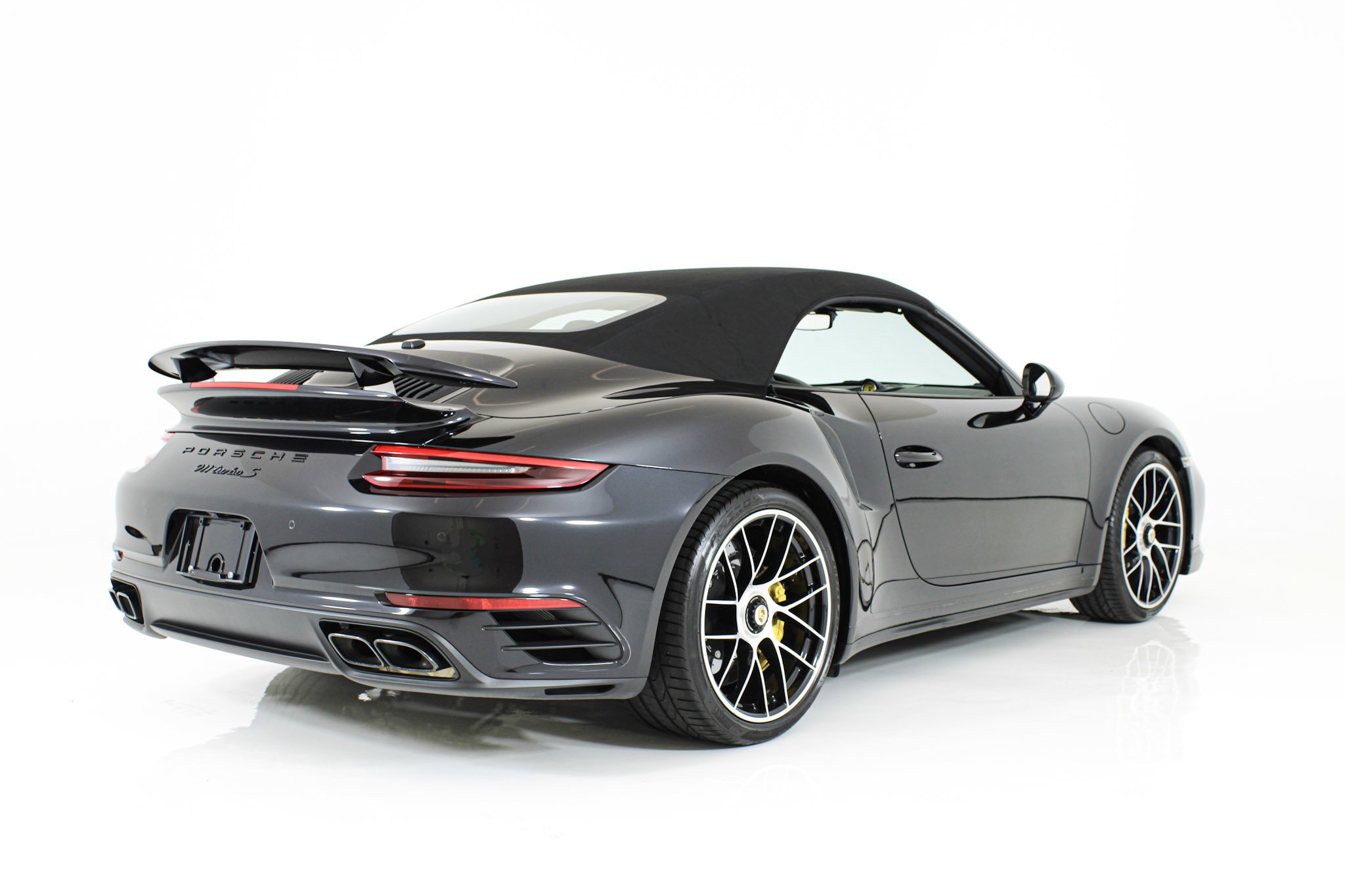 Used 2019 Black Porsche Turbo S Cabriolet image 11