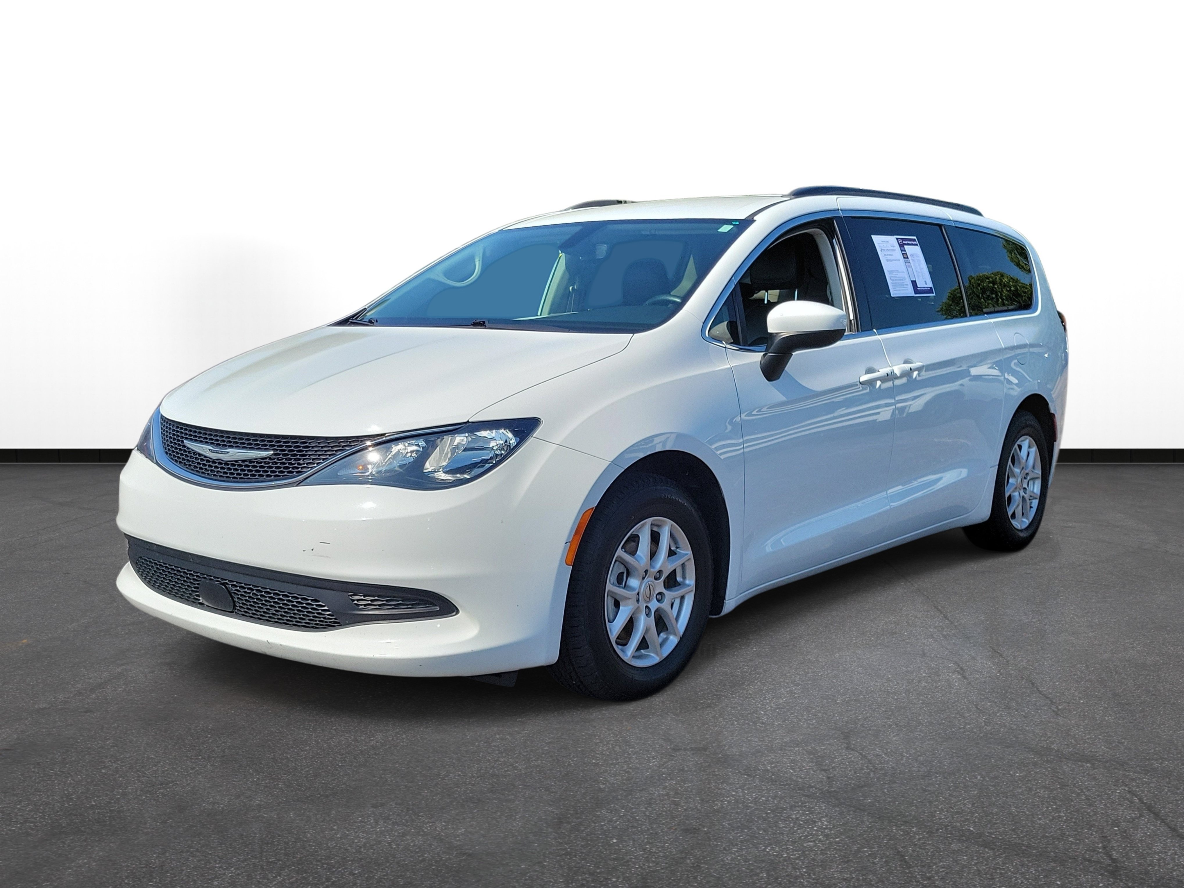 Used 2021 Bright White Clearcoat Chrysler LXI image 2