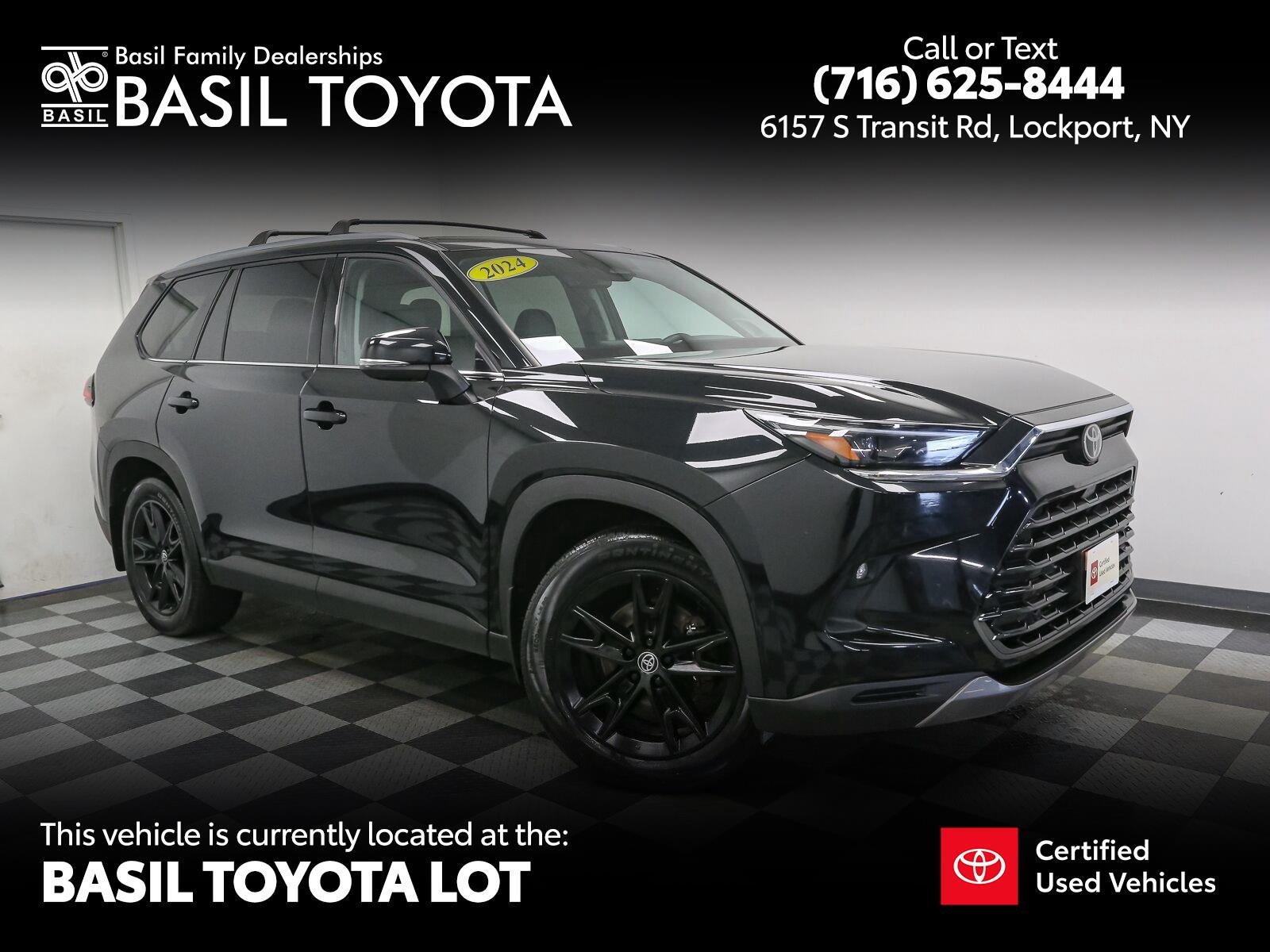 Used 2024 Midnight Black Metallic Toyota Limited image 1