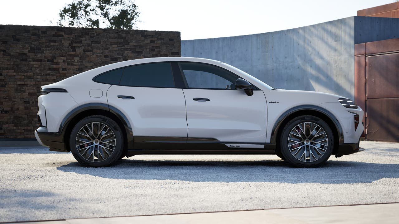 New 2026 Carrara White Metallic Porsche Turbo Coupe Electric image 6