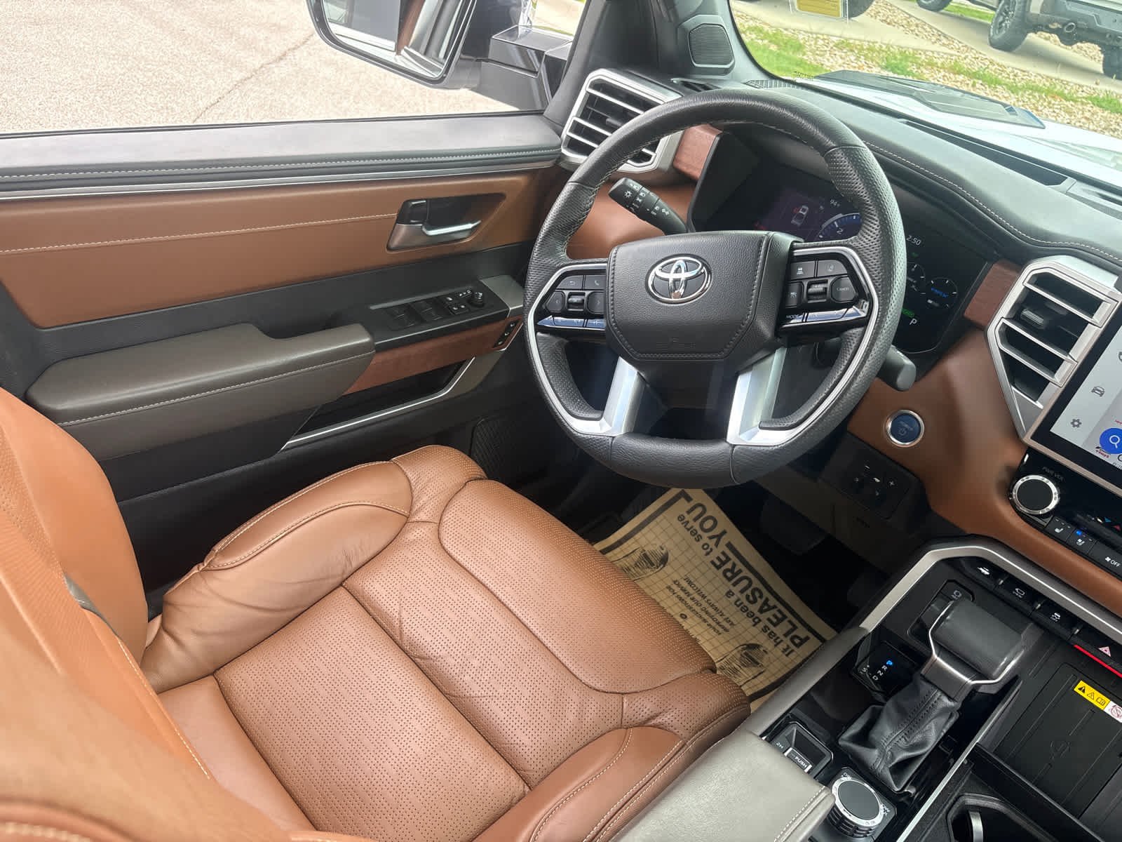 Used 2024 Wind Chill Pearl Toyota 1794 Edition Hybrid image 16