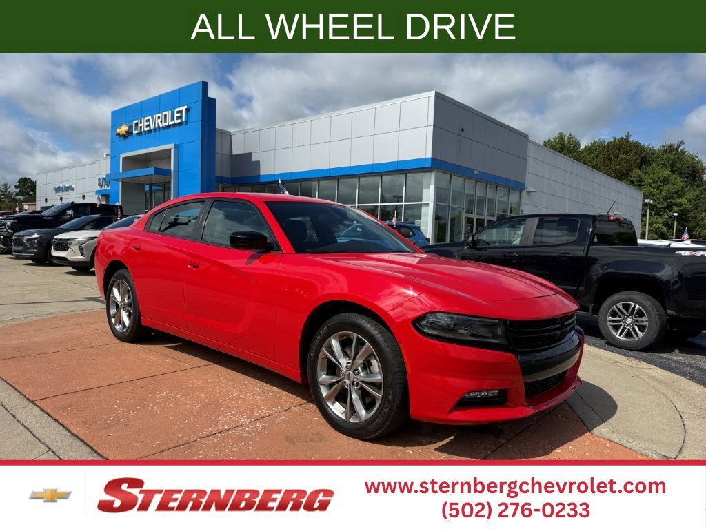 Used 2023 Red Dodge SXT AWD image 1