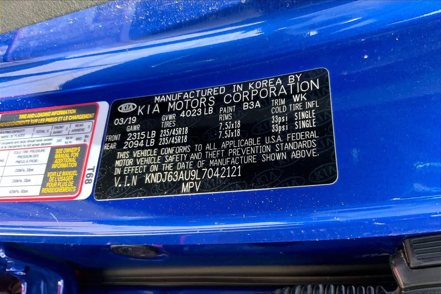 Used 2020 Neptune Blue Kia GT-Line image 29