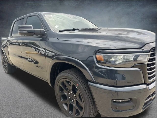 New 2027 Forged Blue Metallic Exterior Paint RAM Laramie image 3