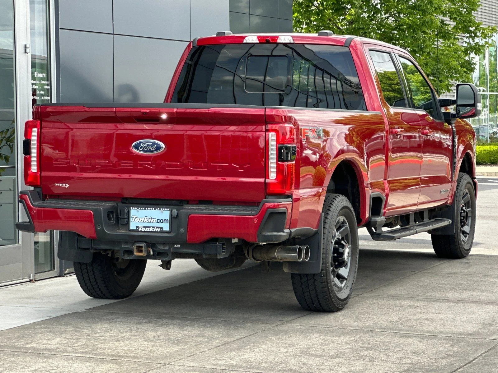 Used 2024 Red Metallic Ford Lariat image 3
