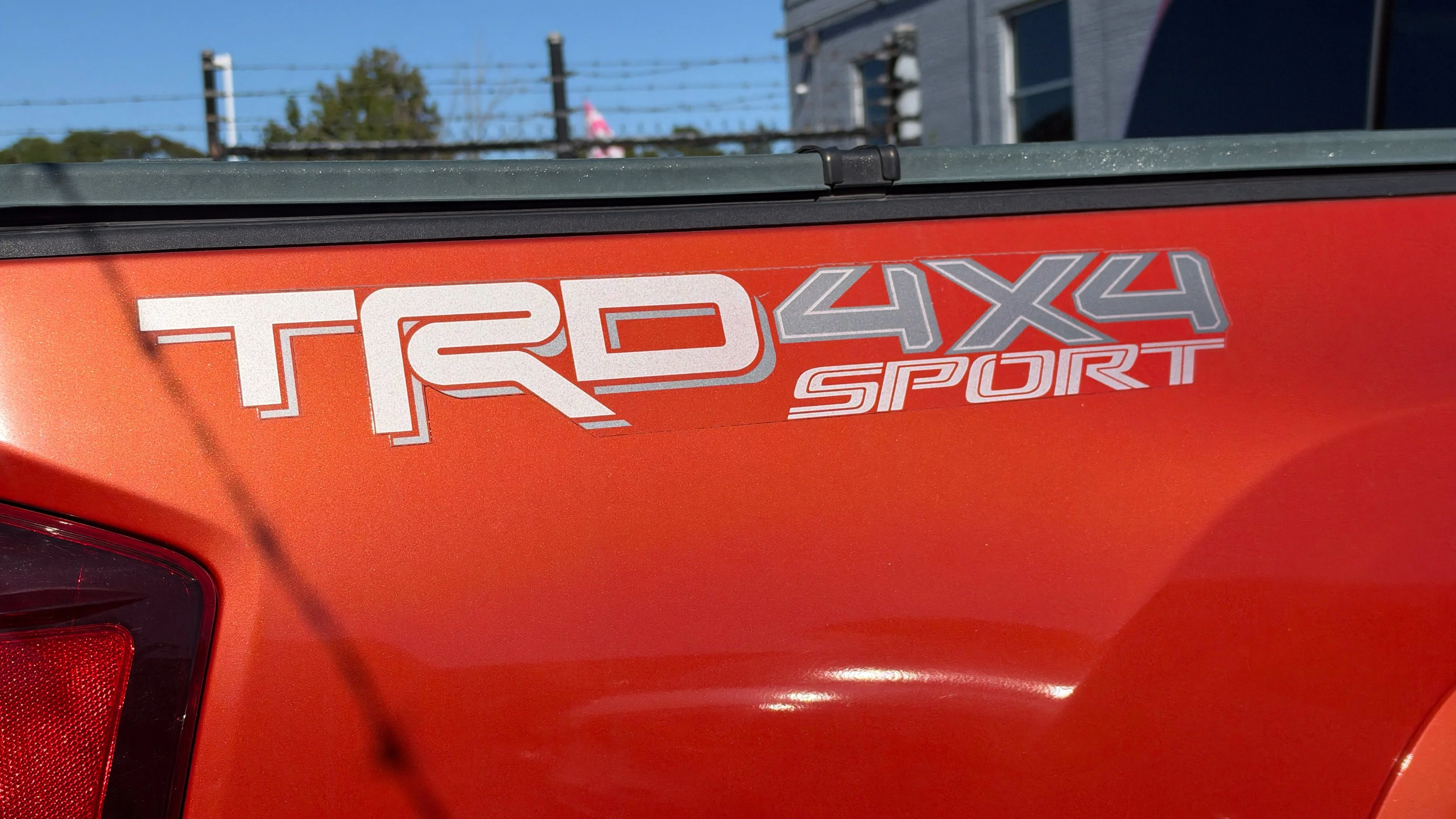 Used 2018 Inferno Red Toyota TRD Sport image 9