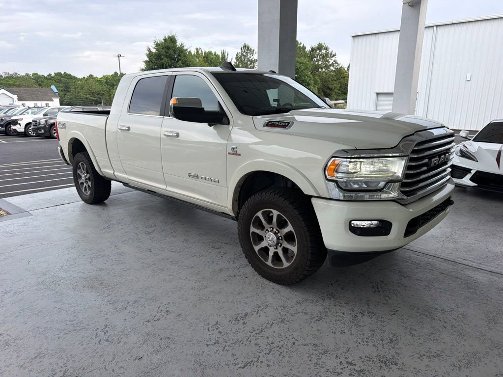 Used 2021 Pearl White Ram Longhorn image 2