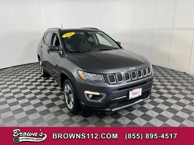 Used 2018 Gray Jeep Limited image 1