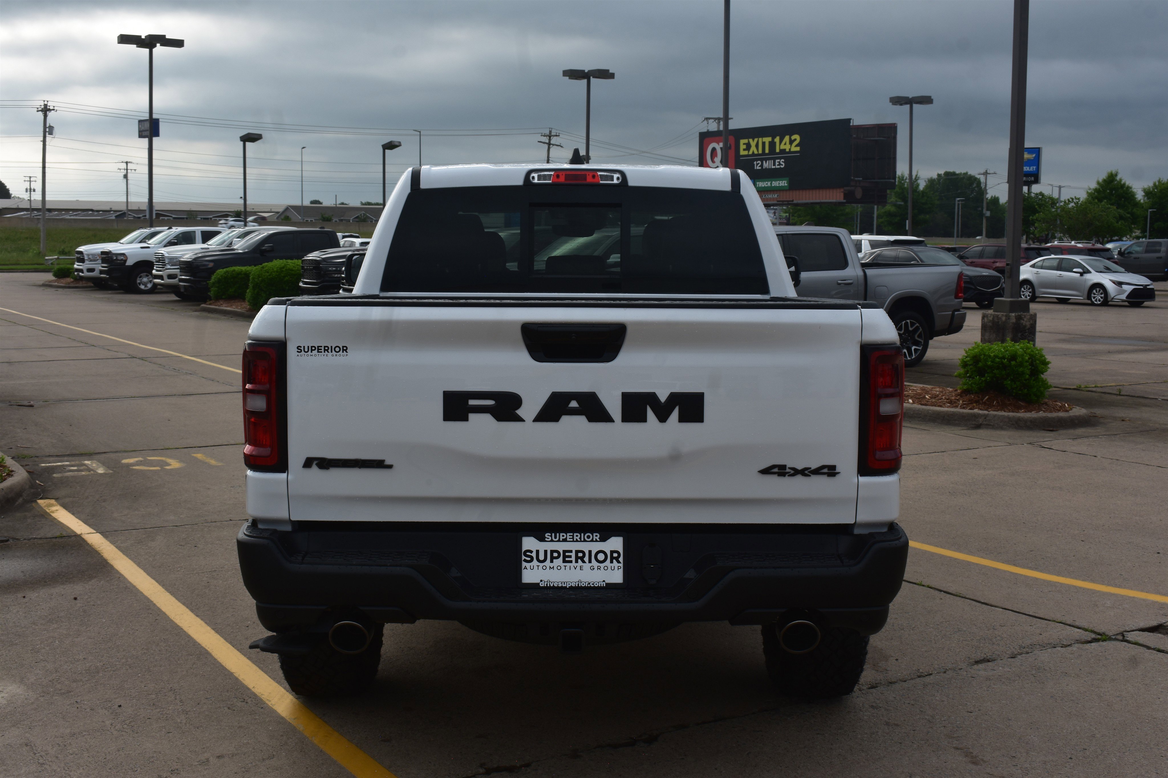 New 2026 Bright White Clear-Coat Exterior Paint RAM Rebel image 6