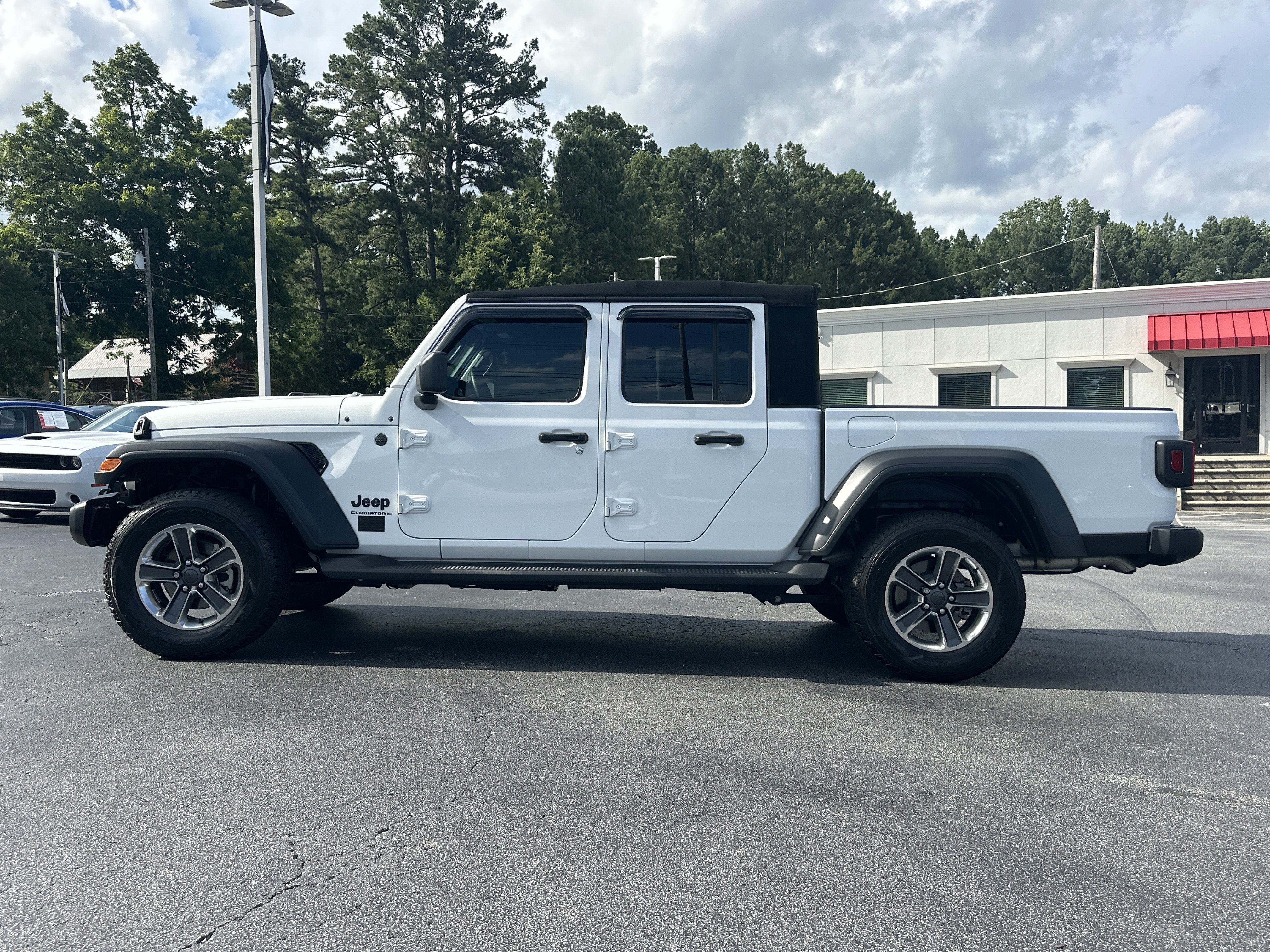 Used 2024 Bright White Clearcoat Jeep Sport image 5