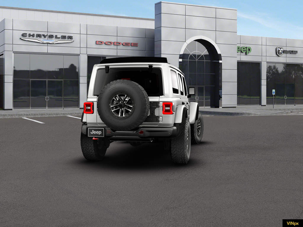 New 2026 Bright White Clear-Coat Exterior Paint Jeep Rubicon X image 13