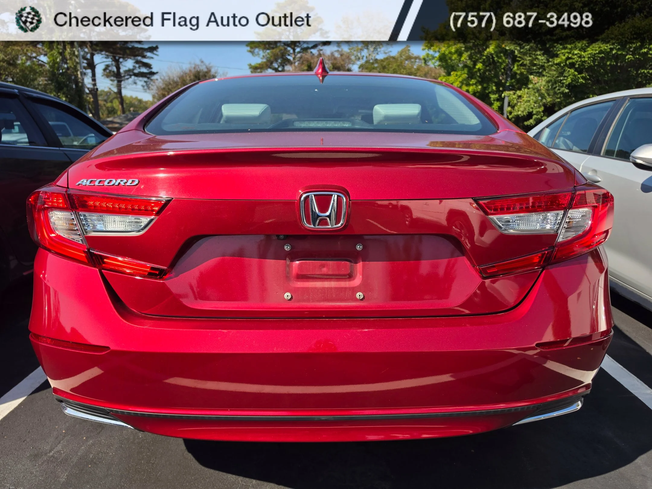 Used 2020 Radiant Red Metallic Honda EX image 5