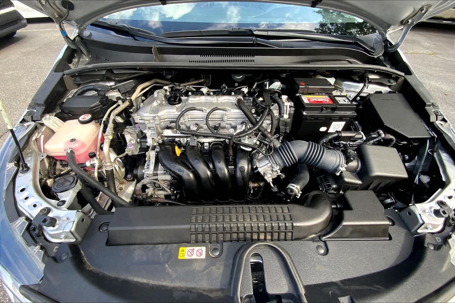 Used 2020 Classic Silver Metallic Toyota LE image 30