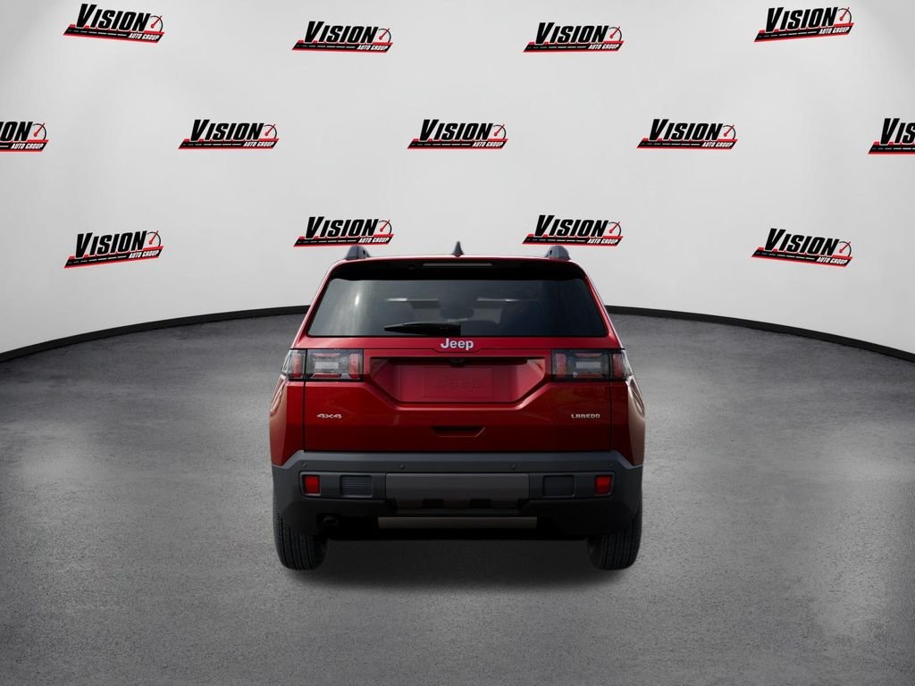 New 2026 Red Hot Pearl-Coat Exterior Paint Jeep Laredo image 7