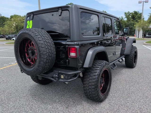 Used 2020 Black Jeep Unlimited Sport image 4